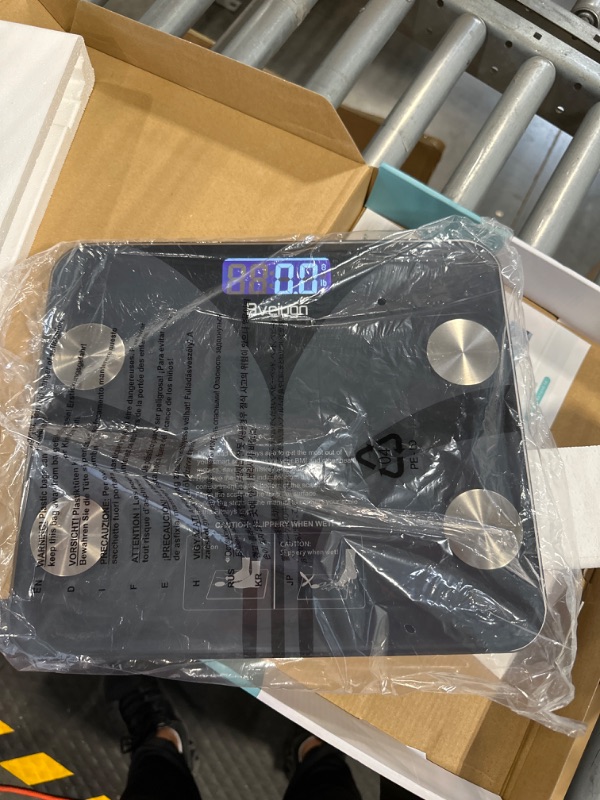 Photo 1 of Scale for Body Weight, Bveiugn Digital Bathroom Weight Scales for People, Weighing Machine for Fat Water Muscle BMI, Body Composition Monitor Health Analyzer with Smartphone App, 400lb