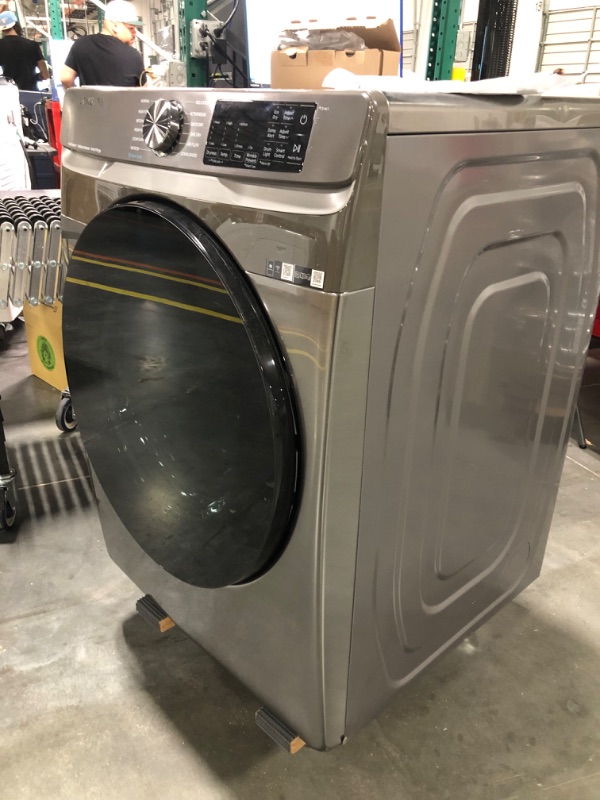 Photo 16 of ***THE CABLE IS MISSING, IT IS USED BUT LOOKS LIKE NEW....DETAILS ARE SPECIFIED IN PHOTOS***

Samsung 27 Inch Wide 7.5 Cu. Ft. Smart Electric Dryer with Steam Sanitize+
Model:DVE45B6300P