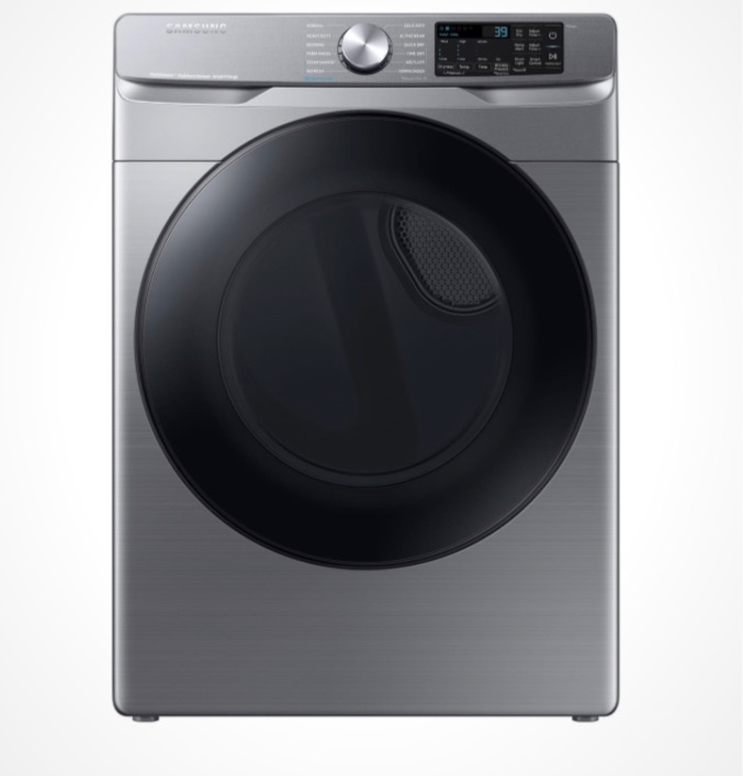 Photo 1 of Samsung 27 Inch Wide 7.5 Cu. Ft. Smart Electric Dryer with Steam Sanitize+
Model:DVE45B6300P