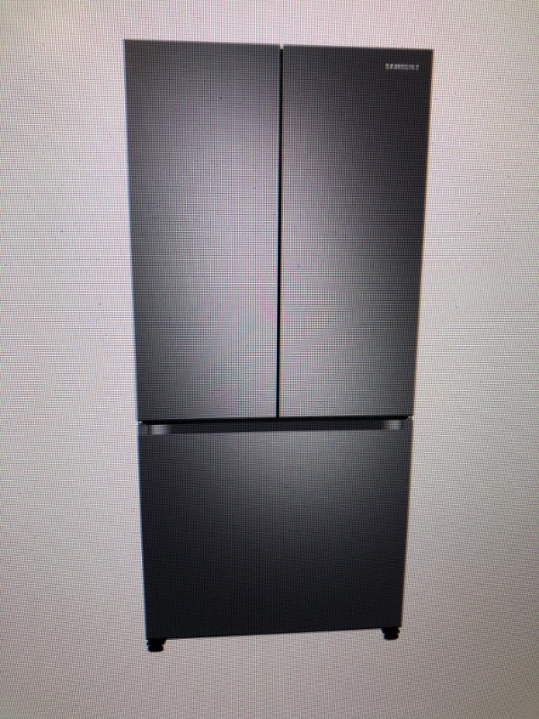 Photo 1 of Samsung 33 Inch Wide 17.5 Cu. Ft. Energy Star Certified French Door Refrigerator with Door Alarm