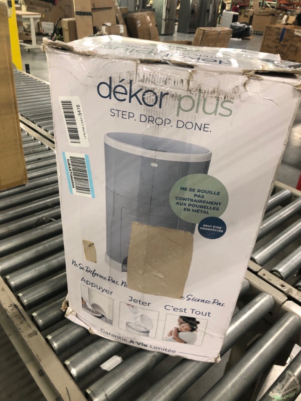 Photo 3 of Dekor Plus Hands-Free Diaper Pail | Gray | Easiest to Use | Just Step – Drop – Done | Doesn’t Absorb Odors | 20 Second Bag Change | Most Economical Refill System |Great for Cloth Diapers