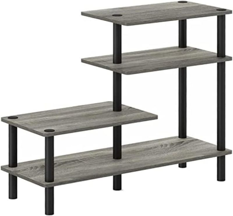 Photo 1 of 
Furinno Turn-N-Tube 3-Tier Side Display Rack, French Oak Grey/Black
Color:French Oak Grey/Black