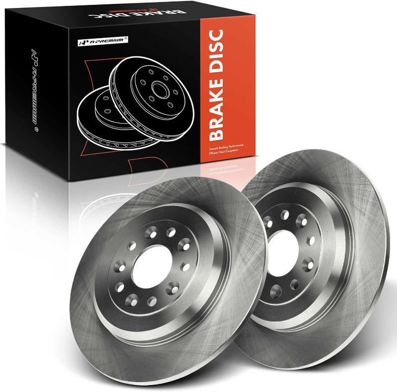 Photo 3 of 
A-Premium 12.99 inch(330mm) Rear Solid Disc Brake Rotors Compatible with Select Ford, Lincoln and Mercury Models - Explorer, Taurus, MKS, MKS, MKT, MKX,...
