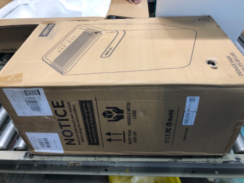Photo 1 of AIRPLUS Dehumidifier for Basement - 4,500 Sq. Ft. 70 Pints, Multifunctional Dehumidifier with Drain Hose & Auto Shut-Off Function, Powerful Dehumidifiers for Home, Medium to Large Rooms (AP2103) 70 Pints/Day 4,500 Sq. Ft