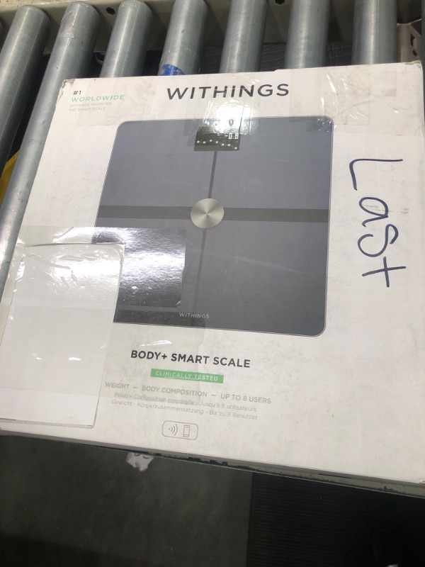 Photo 2 of Withings Body+ Wi-Fi bathroom scale for Body Weight - Digital Scale and Smart Monitor Incl. Body Composition Scales with Body Fat and Weight loss management