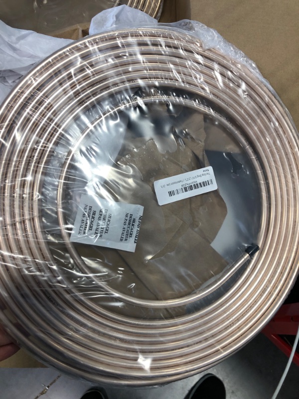 Photo 2 of The Stop Shop 5/16" (.312") Copper Nickel Roll / Coil of Fuel or Transmission Line - 25 ft. 25 Feet