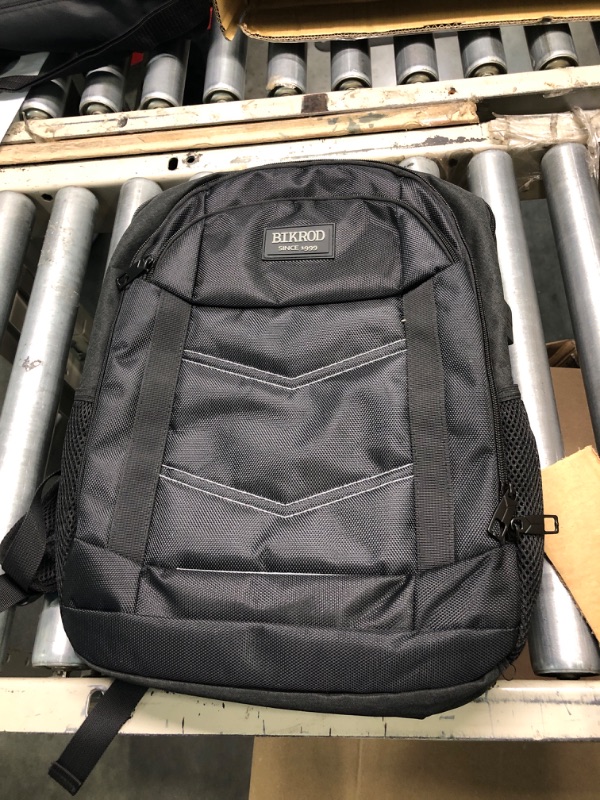 Photo 1 of Backpack for Men, 17 Inch School Backpack for Teen Boys, Durable Travel Laptop Backpack with USB Charging Port Fits 17.3 Inch Laptop, Water Resistant Anti Theft College Computer Bag Gift Adult Hiking, Black Black 17.3 Inch