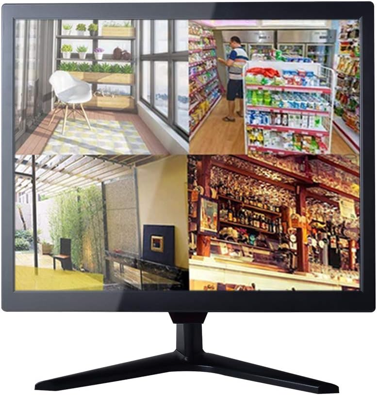 Photo 1 of Cocar 15" CCTV Monitor Security Monitor Screen BNC VGA HDMI LCD Display for Home Security Systems Surveillance Camera STB 1024x768 Built-in Speaker Vesa Wall Mounting 15 inch