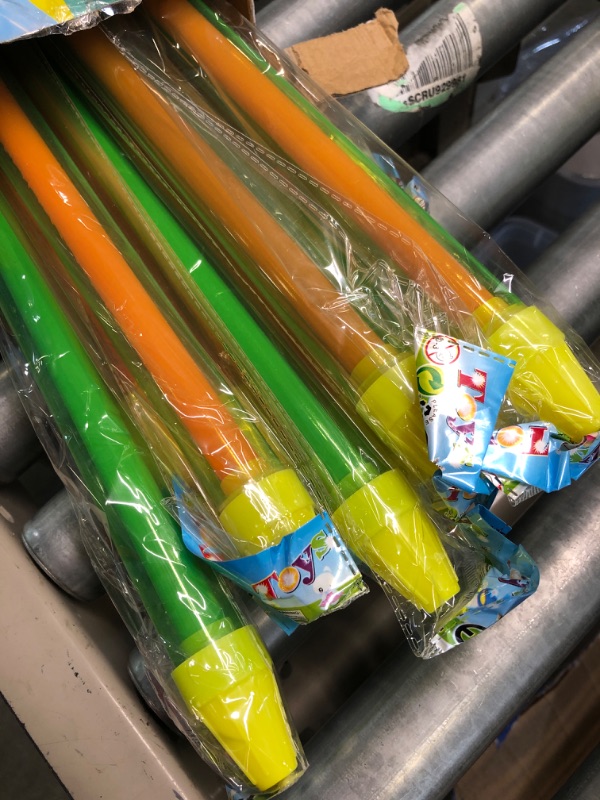 Photo 1 of INvench 22" Crayon Water Gun Set Pool Water Toys - 16 Pcs Big Water Blasters Squirt Water Guns Bulk Pool Beach Party Games Water Toys for Kids Toddlers Ages 4-8