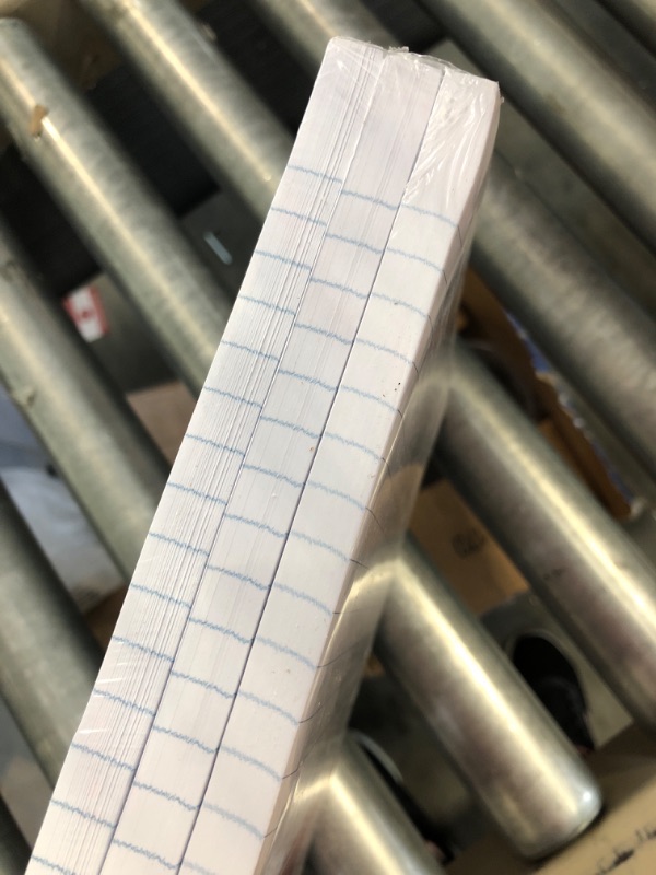 Photo 1 of Notebook Paper, Loose Leaf Paper, Wide Ruled Notebook Paper, 10.5” x 8” Filler Paper, 56 gsm, 450 Sheets,150 Per Pack (3 Pack)