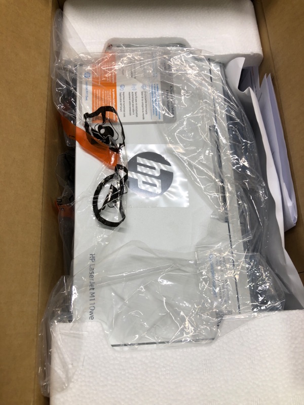 Photo 1 of HP LaserJet M110we Wireless Black and White Printer with HP+ and Bonus 6 Months Instant Ink (7MD66E) New Version: HP+, M110we