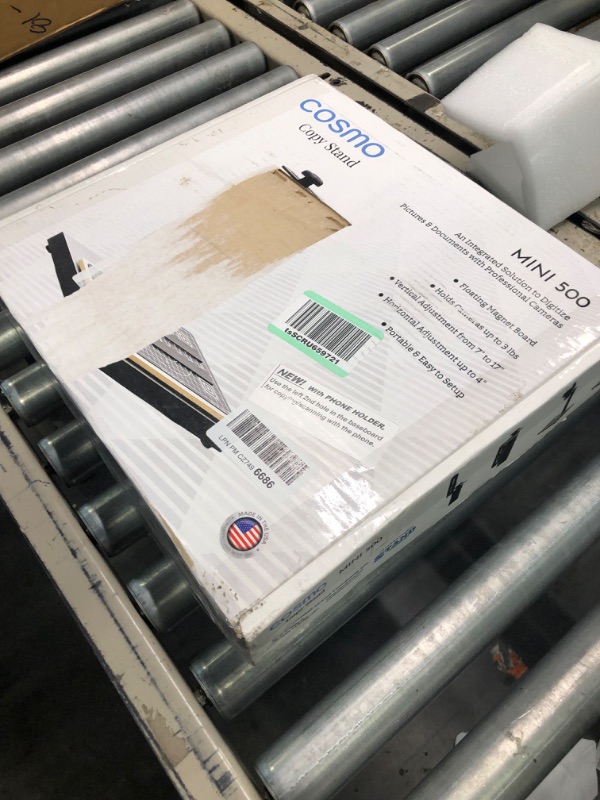 Photo 1 of Cosmo COPY STAND, Mini 500, A Compact Tool for Digitizing Documents, Old Photos and Macro Photography with Your High-Pixel Camera Instead of scanning, with Floating Magnet, Made in USA