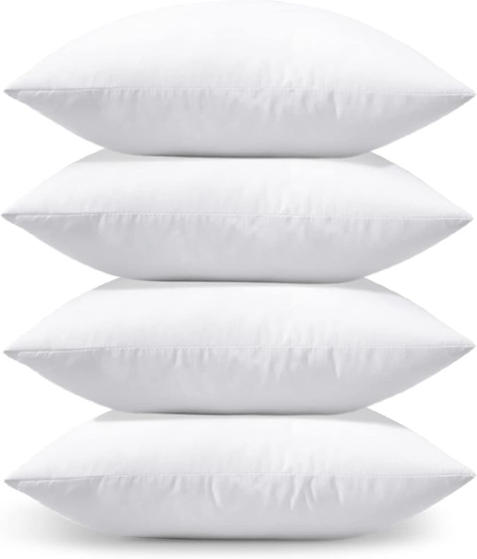 Photo 1 of 3 WHITE PILLOWS Pillows Form Pillow Stuffer for Couch Sofa Bed Pillow Filler