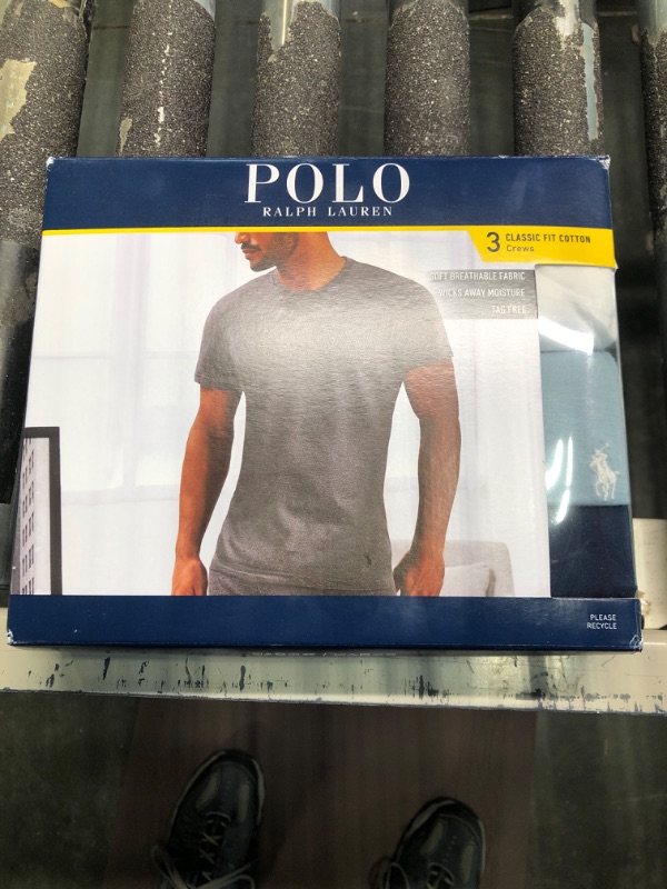 Photo 1 of Polo Ralph Lauren 3-Pack Classic Fit Cotton  Undershirts Size M