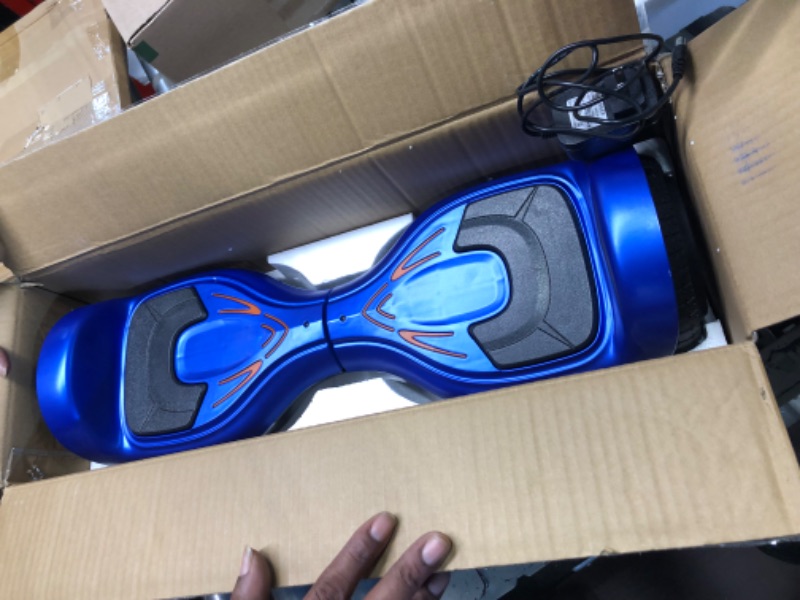 Photo 3 of Bluetooth Hoverboard with Pearl Skin, 6.5" Self Balancing Scooter with Wireless Speaker for Music, with LED Light up Pedal and Wheels for Funs