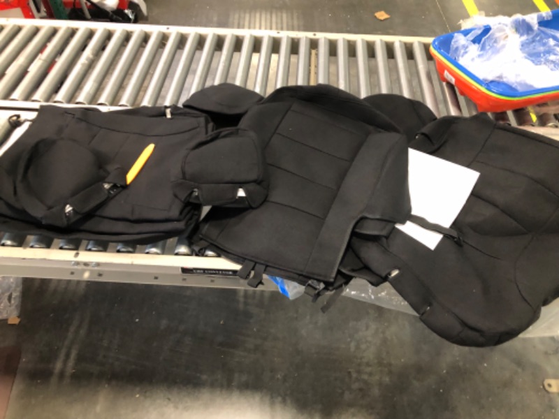 Photo 3 of coverdream Custom Seat Covers Compatible with Select Subaru Crosstrek 2018 2019 2020 2021 2022 2023 Models (Black,Full Set) Black 2018-2023 Crosstrek