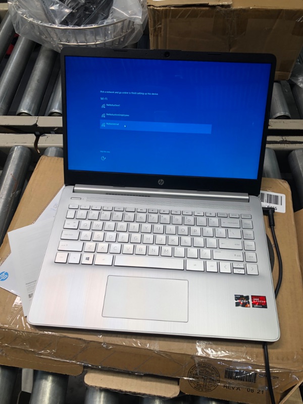 Photo 1 of HP 14-fq0032ms Laptop for Business and Student, 14" LED Touchscreen, AMD Ryzen 3 3250U Processor(up to 3.5 GHz), 8GB RAM, 128GB SSD, Webcam, WiFi, Ethernet, HDMI, USB-A&C, Win10