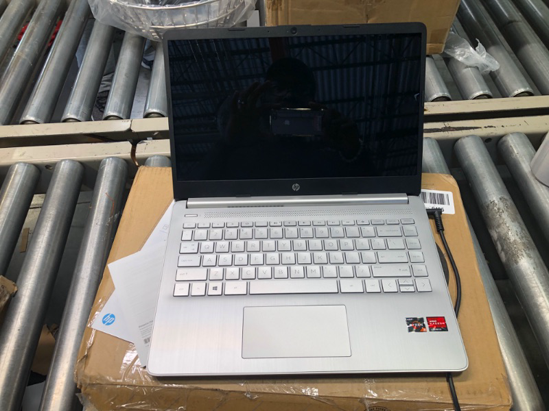 Photo 1 of HP 14-fq0032ms Laptop for Business and Student, 14" LED Touchscreen, AMD Ryzen 3 3250U Processor(up to 3.5 GHz), 8GB RAM, 128GB SSD, Webcam, WiFi, Ethernet, HDMI, USB-A&C, Win10