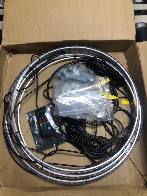 Photo 1 of 15.5inch RGB LED Wheel Ring Light Kit  -4PCS

***MANUFACTURER PICTURE MAY NOT BE EXACT BRAND***