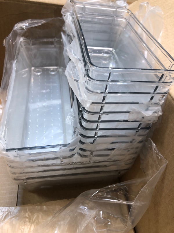 Photo 3 of 25 PCS Clear Plastic Drawer Organizers Set