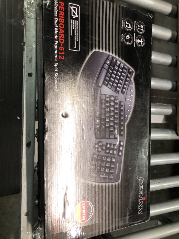 Photo 1 of Wireless Ergonomic Keyboard with Gel Wrist Rest Bundle