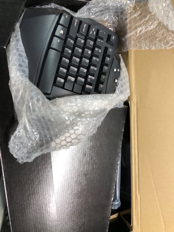 Photo 1 of Wireless Ergonomic Keyboard with Gel Wrist Rest Bundle