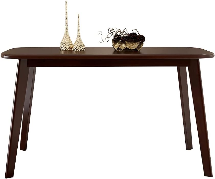 Photo 1 of WoodShine Mid Century Modern Real Solid Wood Dining Table,Working Desk,Walnut,47inch