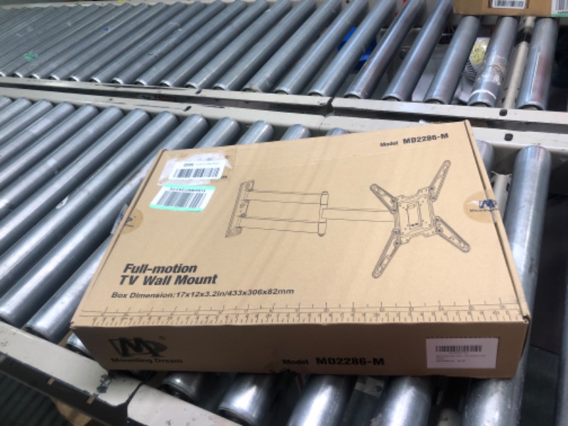 Photo 1 of Mounting Dream Long Arm TV Wall Mount for Most 26-65 Inch TVs, 30 Inch Long Extension TV Mount Swivel and Tilt, Full Motion Wall Mount TV Bracket Fit Max VESA 400x400mm,Up to 99 lbs, MD2286-M