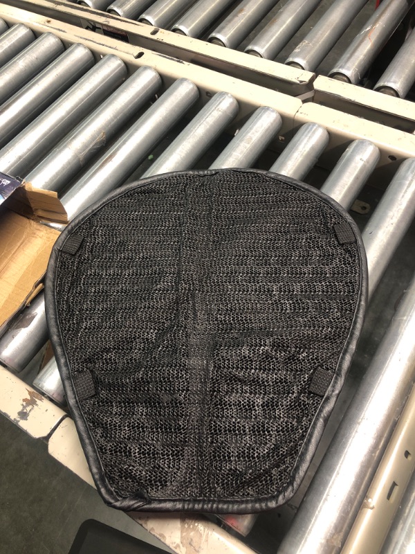 Photo 1 of SKYJDM Foldable Motorcycle Gel Seat Cushion, Large 3D Honeycomb Structure Shock Absorption & Breathable Seat Pad for Long Rides (L)