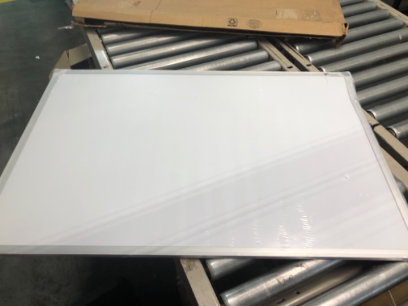Photo 1 of VIZ-PRO Magnetic Dry Erase Board, 36 X 24 Inches, Silver Aluminum Frame