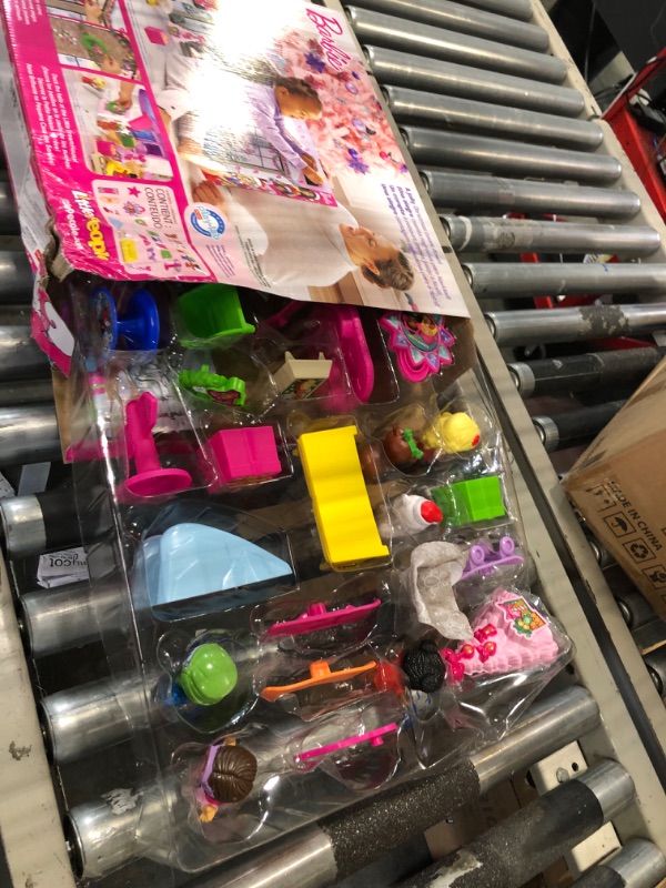 Photo 1 of Fisher-Price Little People Barbie Advent Calendar and Toddler Playset, 24 Christmas Figures and Play Pieces (Amazon Exclusive)