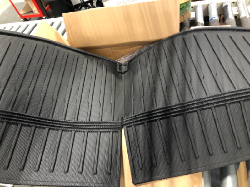 Photo 3 of Caresa Cargo Liner for Mitsubishi 2022-2023 Outlander Accessories, TPE Nonslip and Waterproof Trunk Mat All Weather