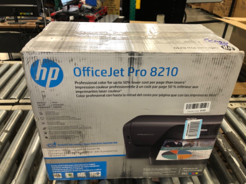 Photo 2 of HP OfficeJet Pro 8210 Wireless Color Printer (D9L64A) with and Instant Ink $5 Prepaid Code Printer + Instant Ink