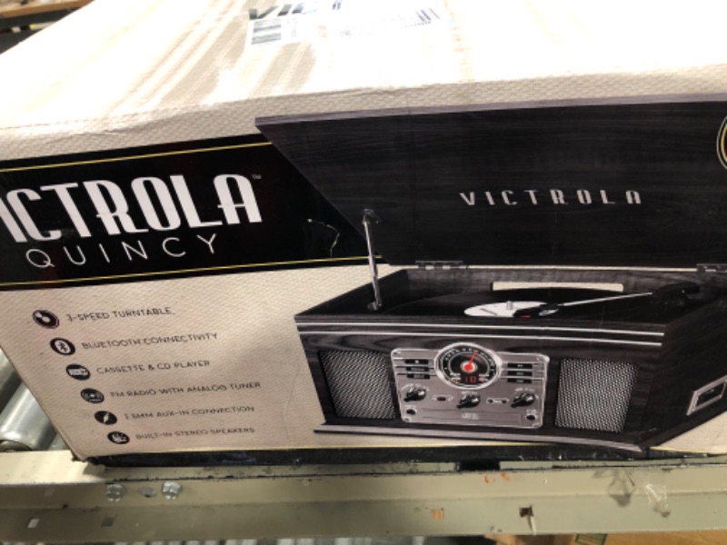 Photo 2 of Victrola Nostalgic Bluetooth Record Player & Multimedia Center