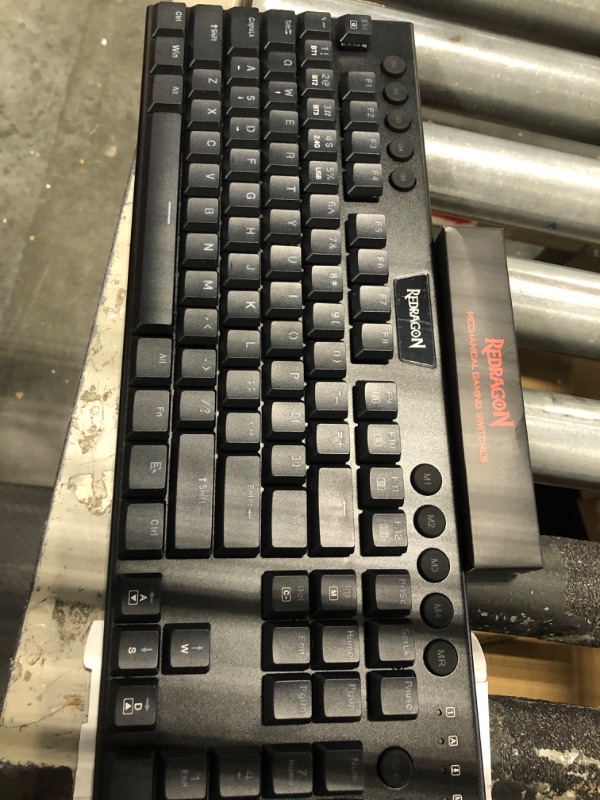 Photo 1 of Redragon K618 Horus Wireless RGB Mechanical Keyboard, Bluetooth/2.4Ghz/Wired Tri-Mode Low Profile Gaming Keyboard w/Ultra-Thin Design, Dedicated Media Control & Linear Red Switch K618 Wireless Red Switch