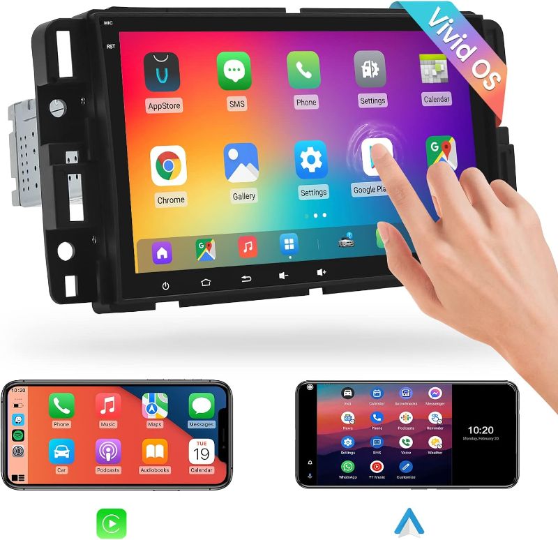 Photo 1 of Dasaita 8" Android 11 Car Stereo Wireless Carplay Android Auto for Chevrolet Silverado,GMC Sierra,Yukon,Buick Enclave,Acadia,Savana | Touchscreen Head Unit Navigation,Car Radio GPS,PX6,4GB+64GB
