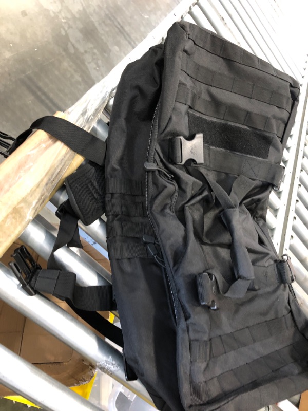 Photo 4 of 5.11 Rush LBD Mike/Lima/XRAY Molle Tactical Duffel Bag and Backpack, Style 56293/56294/56295 Lima (Medium 12"h X 24"l X 12"w) Black