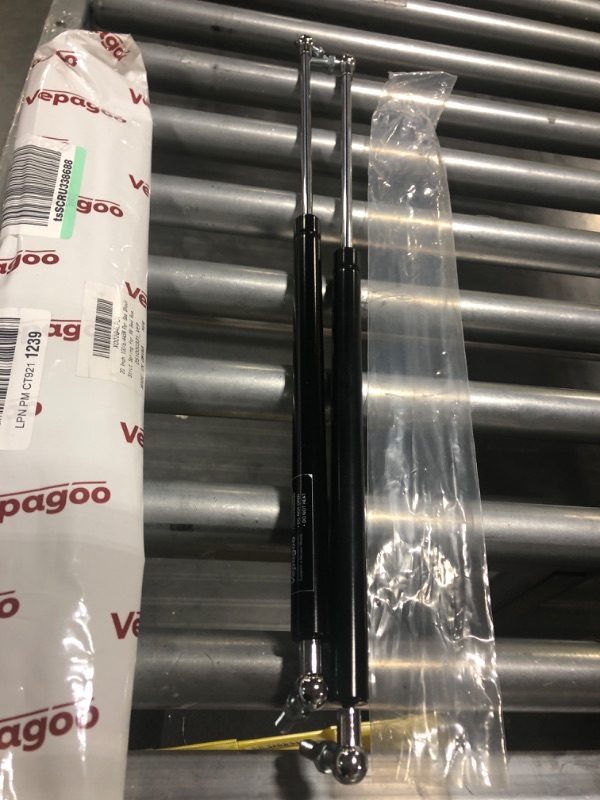 Photo 4 of 20 Inch 100lb/445N Per Gas Shock Strut Spring for RV Bed Boat Bed Cover Door Lids Floor Hatch Door Shed Window and Other Custom Heavy Duty Project, Set of 2 Veapgoo 100lb/445N 20in
