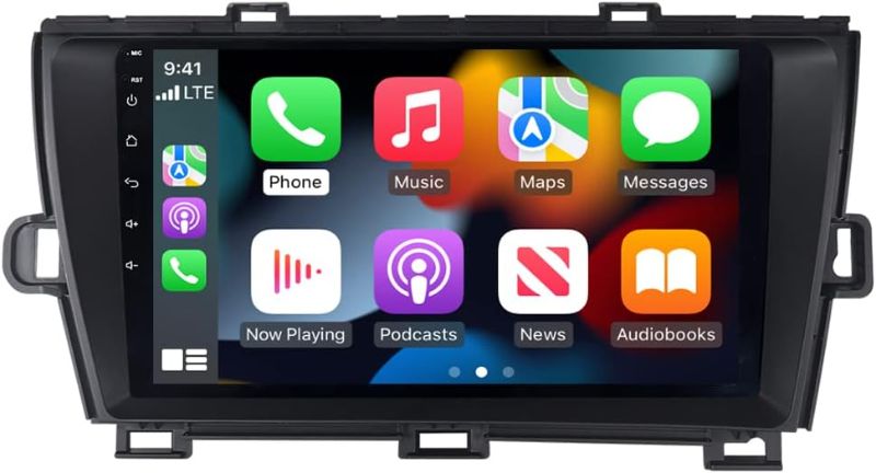 Photo 1 of ASURE 9 inch Car Stereo Radio GPS Navigation Unit for Toyota Prius 2010-2015 HD Touchscreen Multimedia Player,4 Core 2G+32G Android System with Wireless Carplay,Android Auto,SWC,DSP,1280x720,Bluetooth
