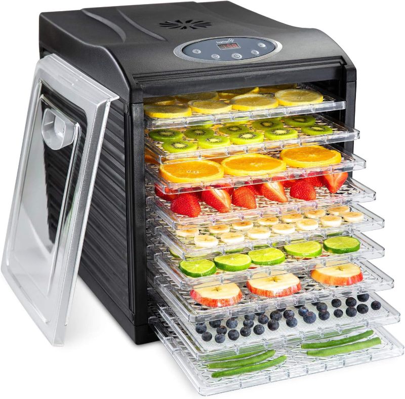 Photo 1 of Ivation 9 Tray Countertop Digital Food Dehydrator Drying Machine 600w with Preset Temperature Settings, Auto Shutoff Timer and Even Heat Circulation for Beef Jerky, Fruits, Vegetables & Nuts
