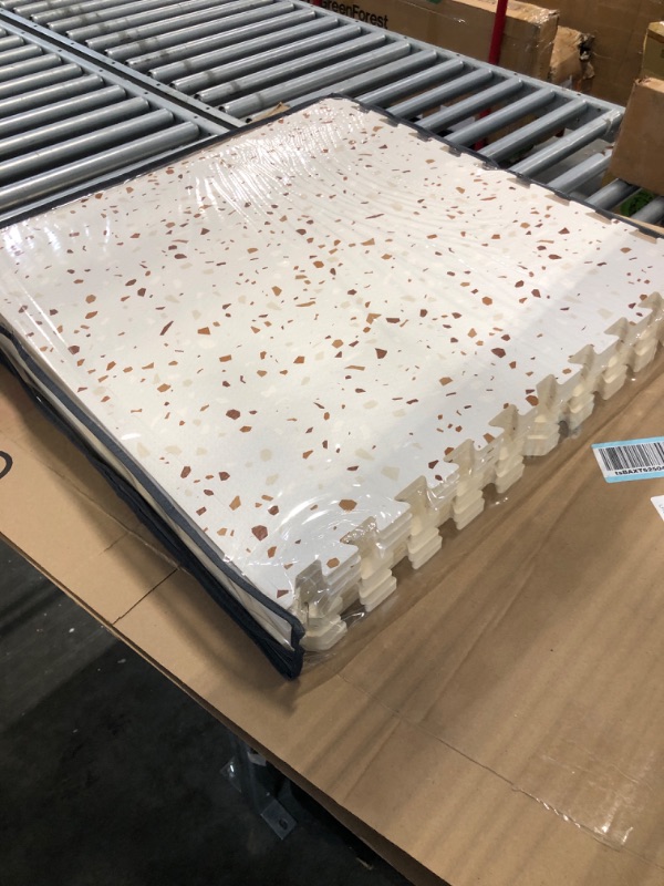 Photo 1 of Baby Foam Play Mat 4'x6' (Brown Terrazzo) Non Toxic, Foam, BPA Free, No Odor, Water Resistant, can be Combined to Make Larger
