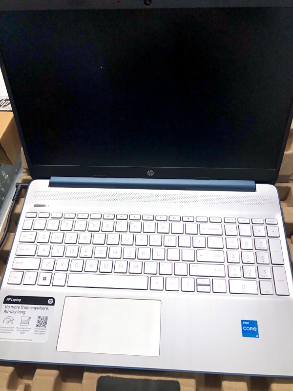 Photo 3 of HP 2022 15.6" FHD Laptop, AMD Ryzen 5-5500U Processor(Beats Intel i7-1065G7), 8GB RAM, 256 GB MEMORY, AMD Radeon Graphics, HD Webcam, Bluetooth, Wi-fi, Win 11, Blue