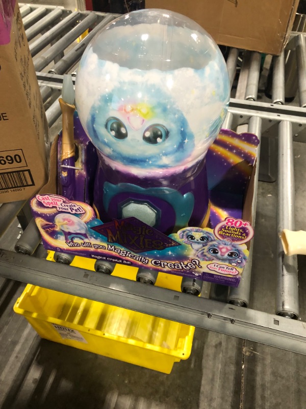 Photo 1 of Magic Mixies Magical Misting Crystal Ball with Interactive 8 inch Blue Plush Toy and 80+ Sounds and Reactions