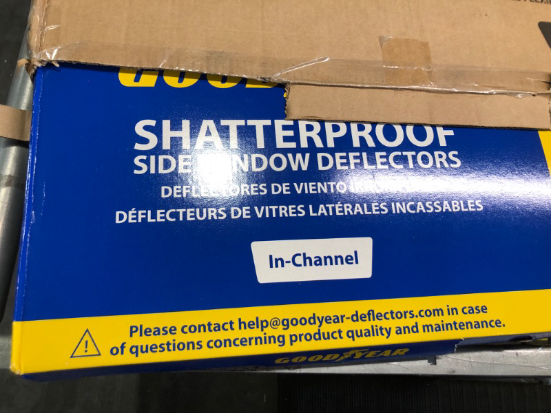 Photo 3 of Goodyear Shatterproof in-Channel Window Deflectors for Trucks Dodge RAM 1500 2009-2018 Quad Cab, Rain Guards, Window Visors for Cars, Vent Deflector, Truck Accessories, 4 pcs- GY003421LPf For RAM 09-18, Quad Cab