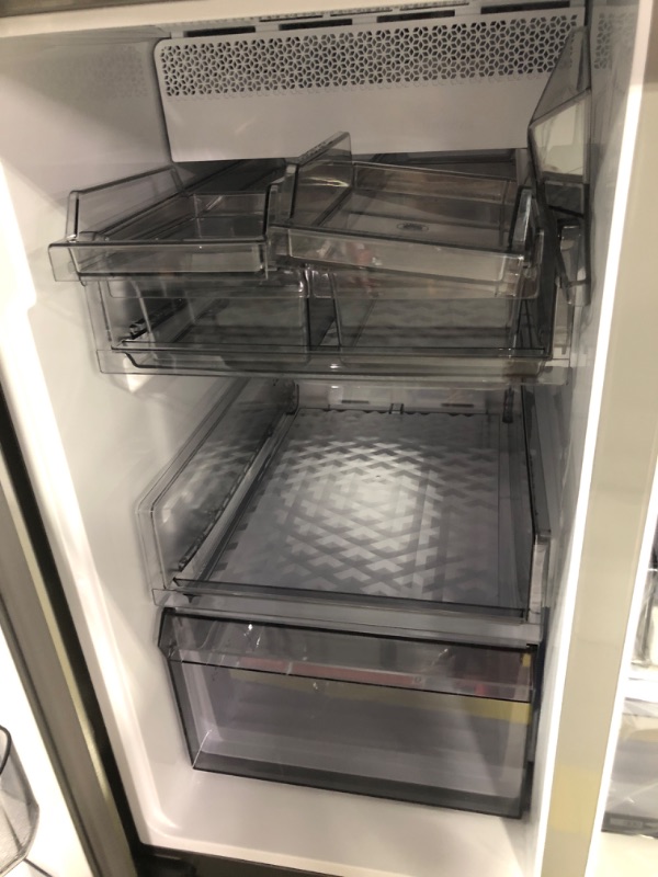 Photo 1 of 29 cu. ft. 4-Door Flex French Door Smart Refrigerator in Fingerprint Resistant Stainless Steel, Standard Depth
