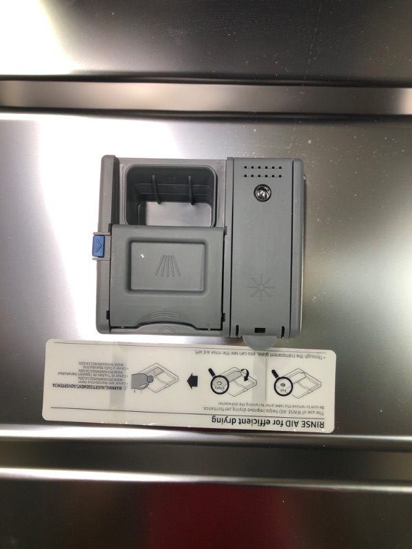 Photo 1 of 24 in. Top Control Tall Tub Dishwasher in Stainless Steel with Stainless Steel Interior Door, 55 dBA
