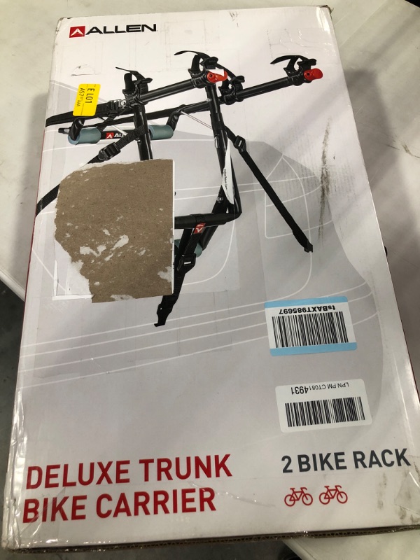 Photo 1 of DELUXE TRUNK MOUNTED BIKE RACK 2-bike Black