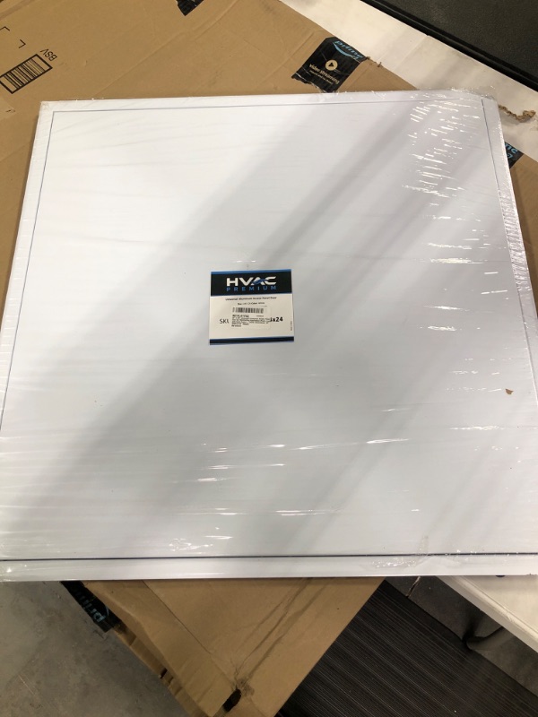 Photo 1 of 24" X 24" Universal Aluminum Access Panel Door for Wall/Ceiling Application (Push-Lock) with Solid Frame - [Outer Dimensions: 25" Width X 25" Height] 24 X 24 Aluminum - Self Push Lock