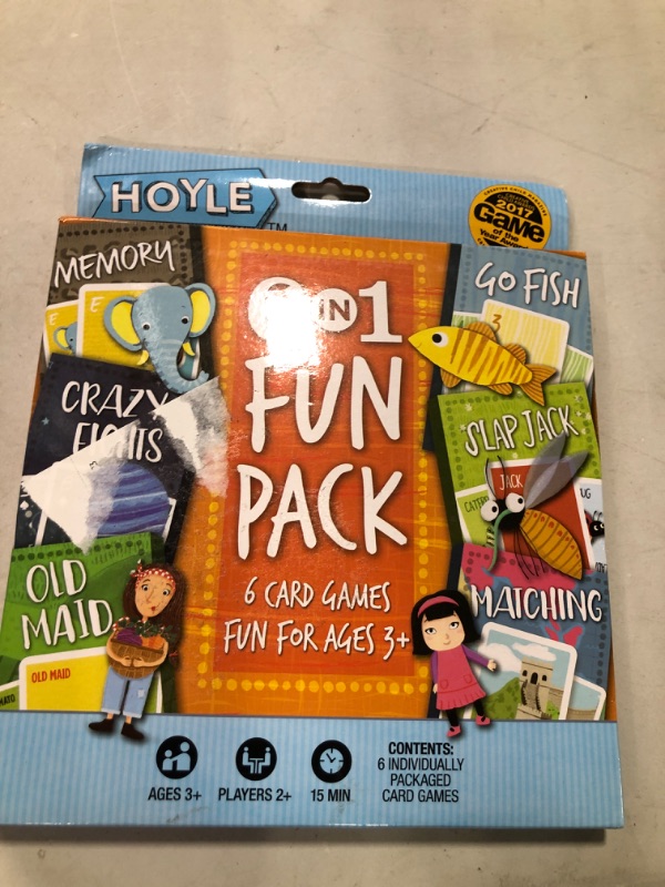 Photo 2 of Hoyle Playing Cards, 6 in 1, Fun Pack