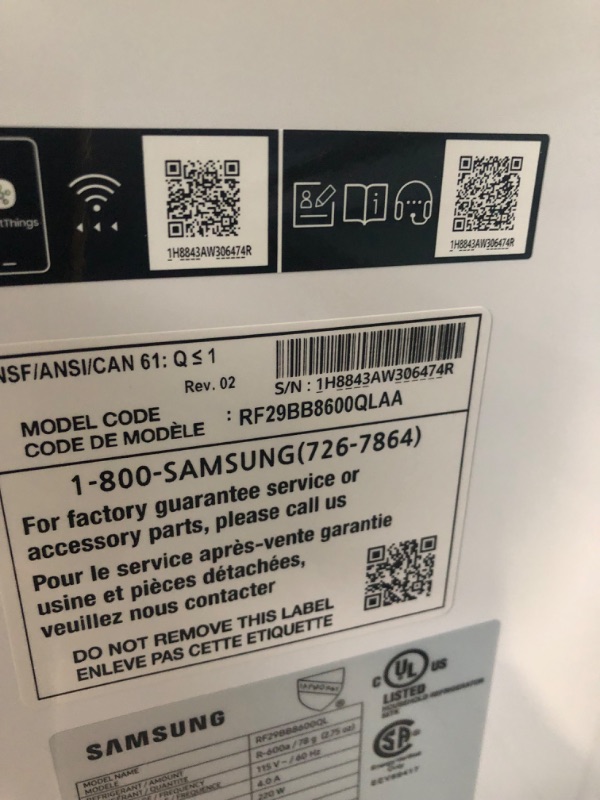 Photo 4 of Samsung Bespoke 28.8-cu ft 4-Door Smart French Door Refrigerator with Dual Ice Maker and Door within Door (Stainless Steel- All Panels) ENERGY STAR